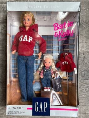 GAP Special Edition Barbie & Kelly Giftset New In Box